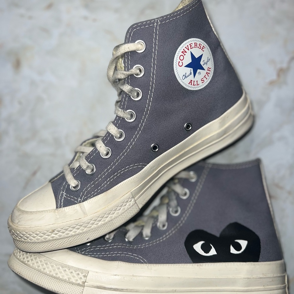 Converse x Comme des Garçons Gray High Tops